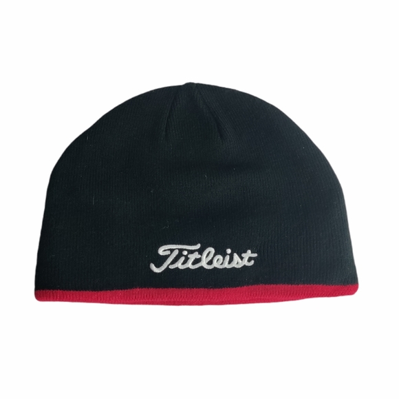 Titleist black knit hat